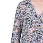 Womens NY Collection Elbow Sleeve Smudge Mesh Tunic - image 3