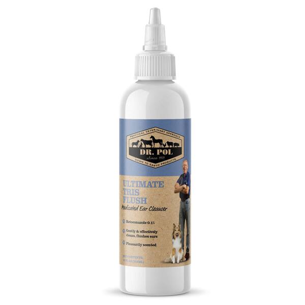 Dr. Pol Tris Ear Flush for Dogs and Cats - 12 oz. - image 