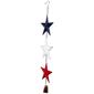 Northlight Metal Stars and Bell Hanging Patriotic Wind Chime - image 4