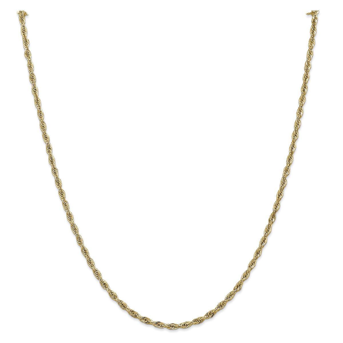 Gold Classics™ 10kt. Semi-Solid Rope Chain Necklace