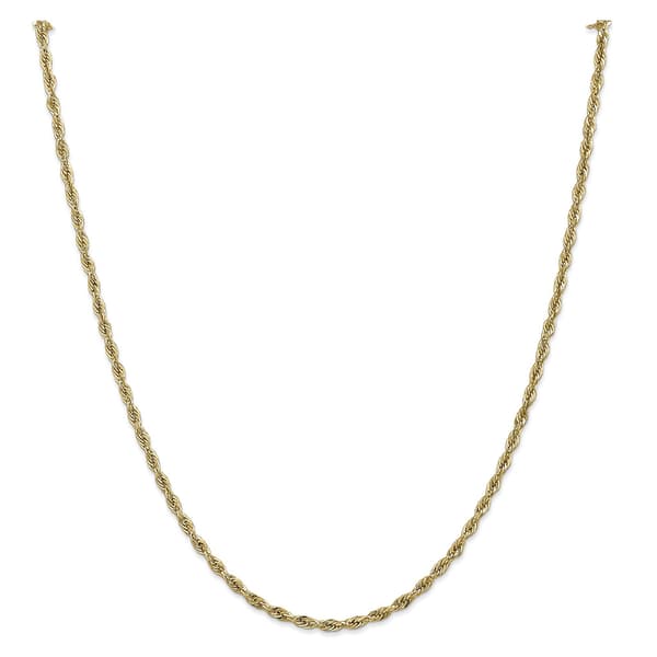 Gold Classics&#40;tm&#41; 10kt. Semi-Solid Rope Chain Necklace