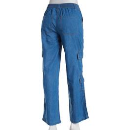 Juniors Almost Famous&#8482; Billie Chambray Cargo Skater Pants