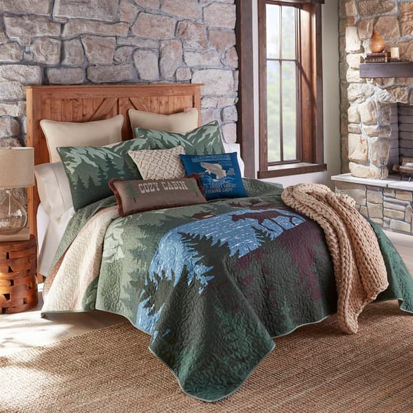 Donna Sharp Your Lifestyle Moose Retreat 3pc. Quilt Set