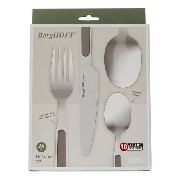 BergHOFF Balance Stainless Steel 24pc. Flatware Set