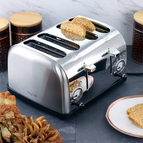 MegaChef Extra Wide Slot Toaster w/ Variable Browning
