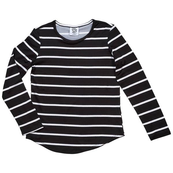 Girls (7-16 )Jolie & Joy Long Sleeve Yummy Stripe Tee