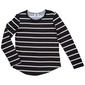Girls (7-16 )Jolie & Joy Long Sleeve Yummy Stripe Tee - image 1
