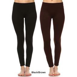 Womens White Mark 2pk. Solid Skinny Leggings