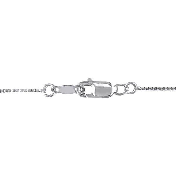 Sophia B Sterling Silver 0.06ct. Diamond Infinity Heart Pendant