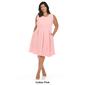 Plus Size White Mark Solid Fit and Flare Dress - image 9