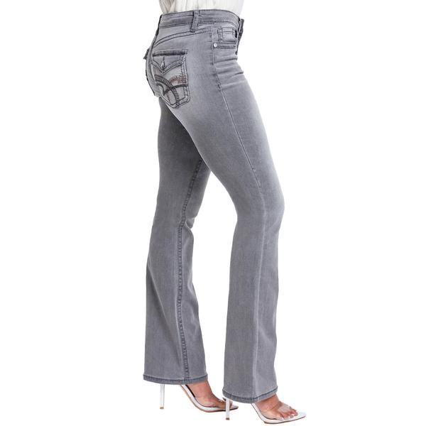 Juniors YMI® Back Pocket Embroidered Bootcut Jeans
