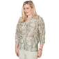 Womens Alfred Dunner Vintage Charm Tie Dye Floral Blouse - image 3