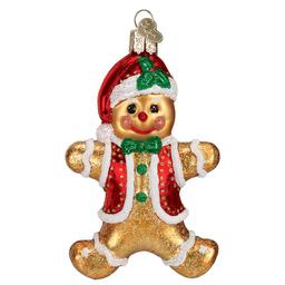 Old World Christmas Gingerbread Boy Glass Ornament