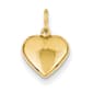 Gold Classics(tm) 14kt. Puffed Heart Charm - Yellow Gold - image 1