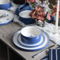 Stone Lain Cobalt 12pc. Porcelain Dinnerware Set - image 2