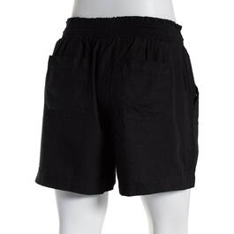 Womens Briggs Linen Shorts w/Smock Detailing