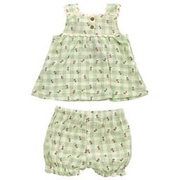 Baby Girl (NB-9M) Adley & Hudson® Veggie Top & Shorts Set
