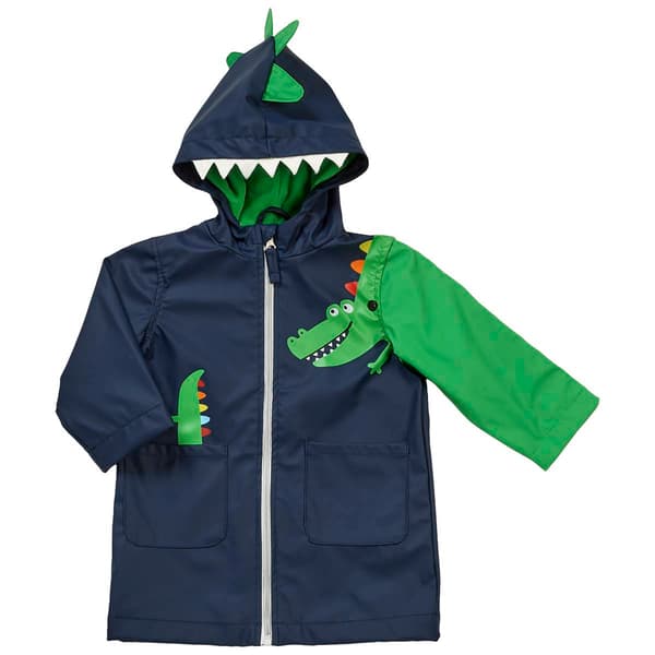 Toddler Boy iXtreme Dinosaur Print Rain Jacket - image 