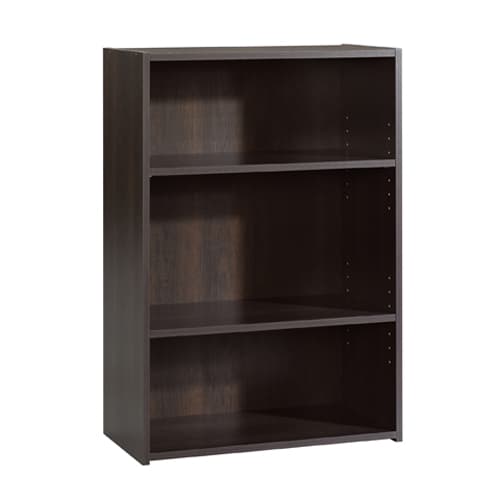 Sauder Beginnings 3 Shelf Bookcase - Cinnamon Cherry - image 