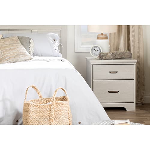 South Shore Versa 2 Drawer Nightstand
