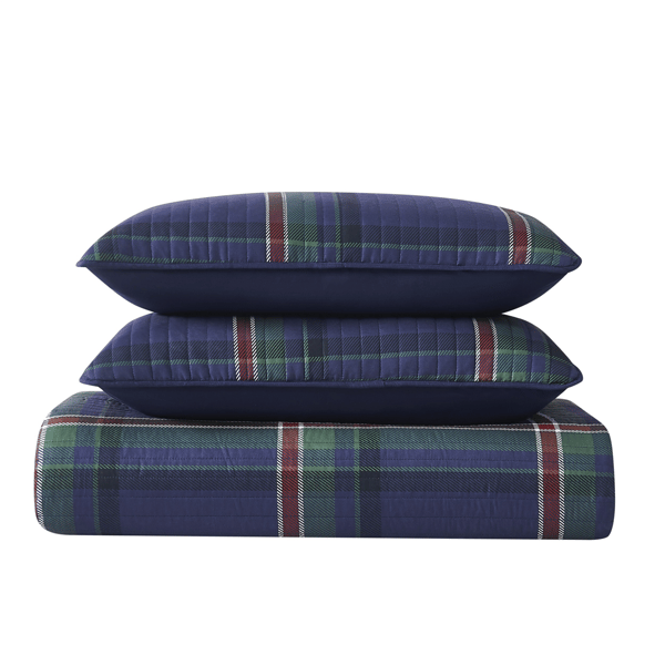 Truly Soft Bronson Plaid 3pc. Quilt Set - image 