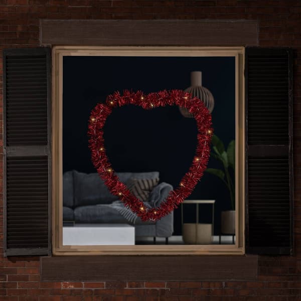 Northlight Seasonal LED Heart Valentine&#39;&#39;s Day Window Silhouette