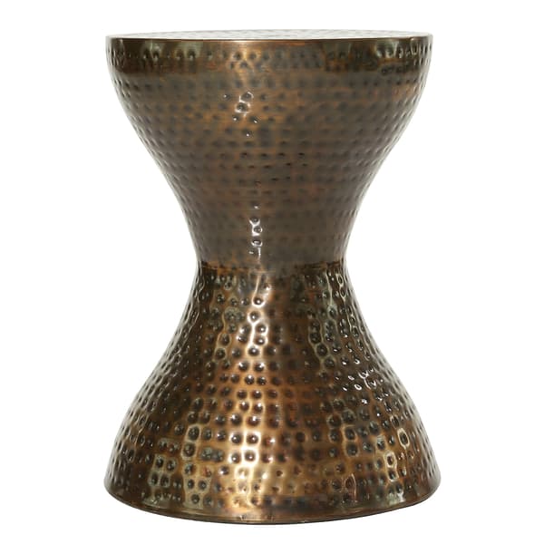 9th & Pike® Bronze Iron Country Accent Table