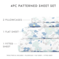 Soft Essentials 4pc. Ultra Soft Garden Farmhouse Violet Sheet Set - image 9