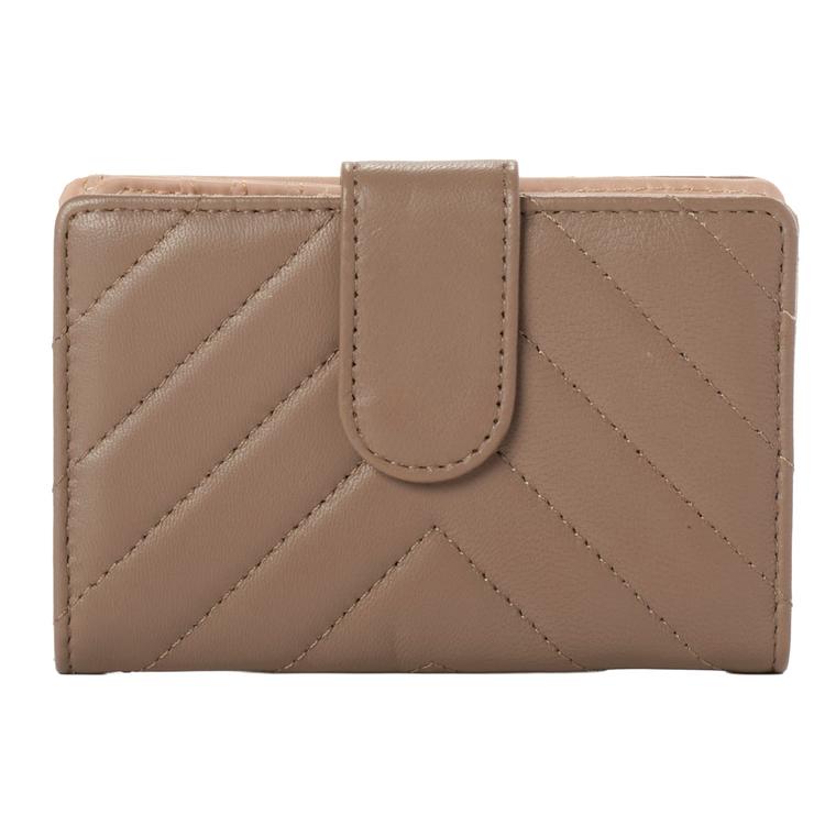 Womens Mundi Quilted S&P Leather Indexer RFID Wallet
