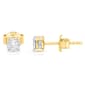 Nova Star(R) Yellow Gold 1/3ctw. Lab Grown Diamond Stud Earrings - image 1
