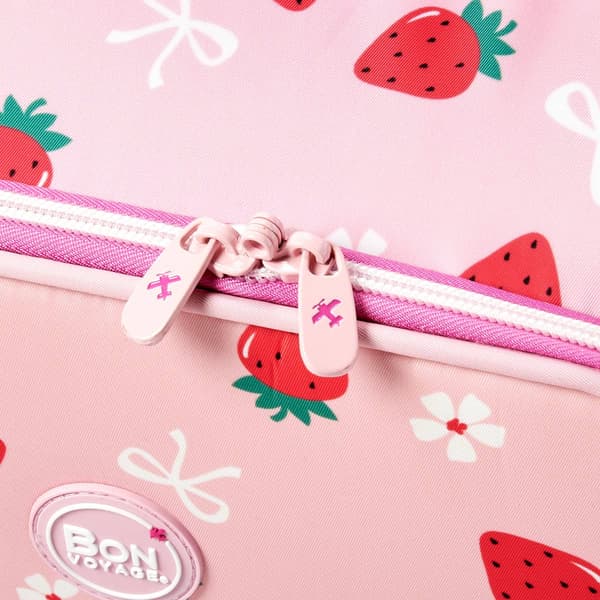 Bon Voyage Kids 21in. Soft Side Strawberry Spinner Luggage