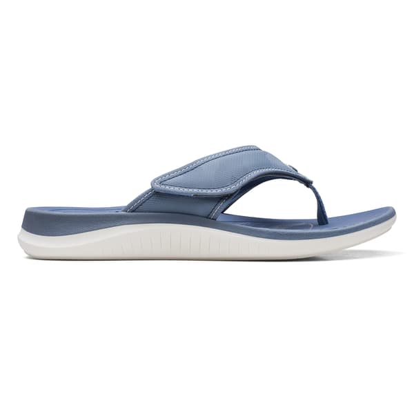 Womens Clarks&#174; Cloudsteppers&#8482; Glide Post Flip Flops