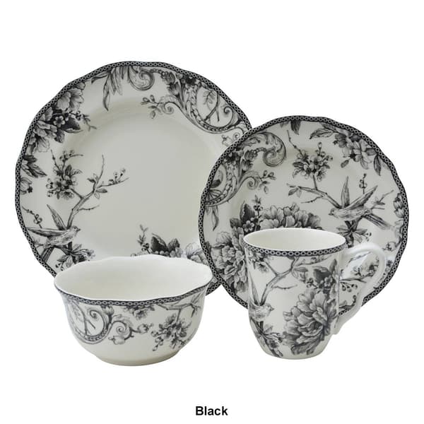 222 Fifth Adelaide 16pc. Round Dinnerware Set