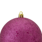 Northlight Magenta Glitter Shatterproof Christmas Ball Ornament - image 4