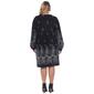 Plus Size White Mark Apolline Embroidered V-Neck Sweater Dress - image 2