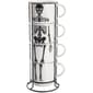 Boston Warehouse Set of 4 13oz. Stacking Skelton Mugs - image 1