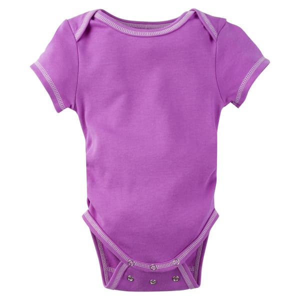 Baby Girl &#40;NB-18M&#41; MiracleWear&#40;R&#41; Solid Purple Posheez Bodysuit - image 