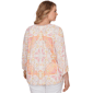 Plus Size Ruby Rd. Renaissance Romance Keyhole Neck Blouse - image 1