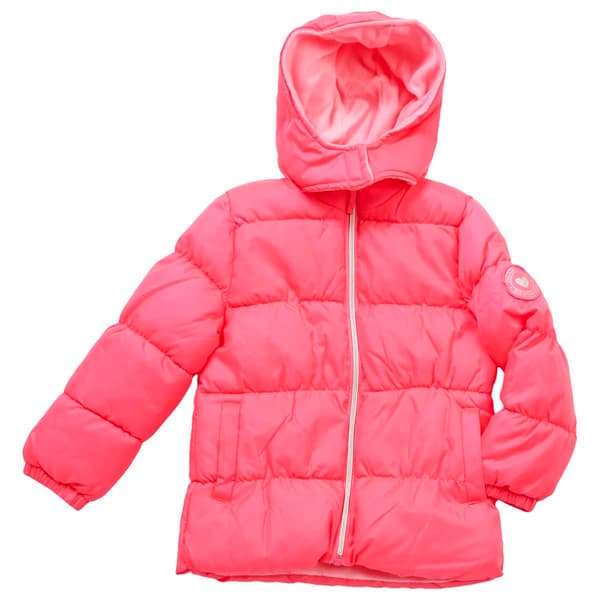 Girls &#40;4-6x&#41; Pink Platinum&#40;R&#41; Classic Ripstop Solid Puffer Coat