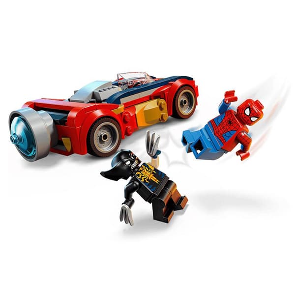 LEGO® Marvel Spiderman Car Vs Venomized Wolverine Building Kit