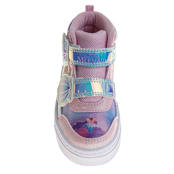 Little Girls Disney The Little Mermaid High Top Fashion Sneakers
