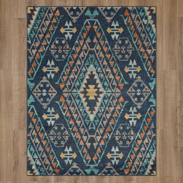 Mohawk Home Fleming Blue Area Rug