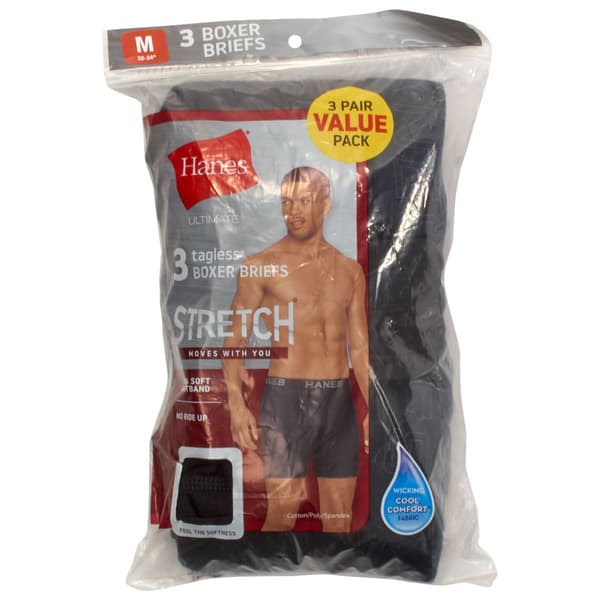 Mens Hanes® Ultimate Cotton Stretch Boxer Brief