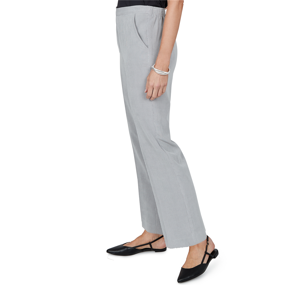Womens Alfred Dunner Vail Knit Corduroy Pants - Average Length