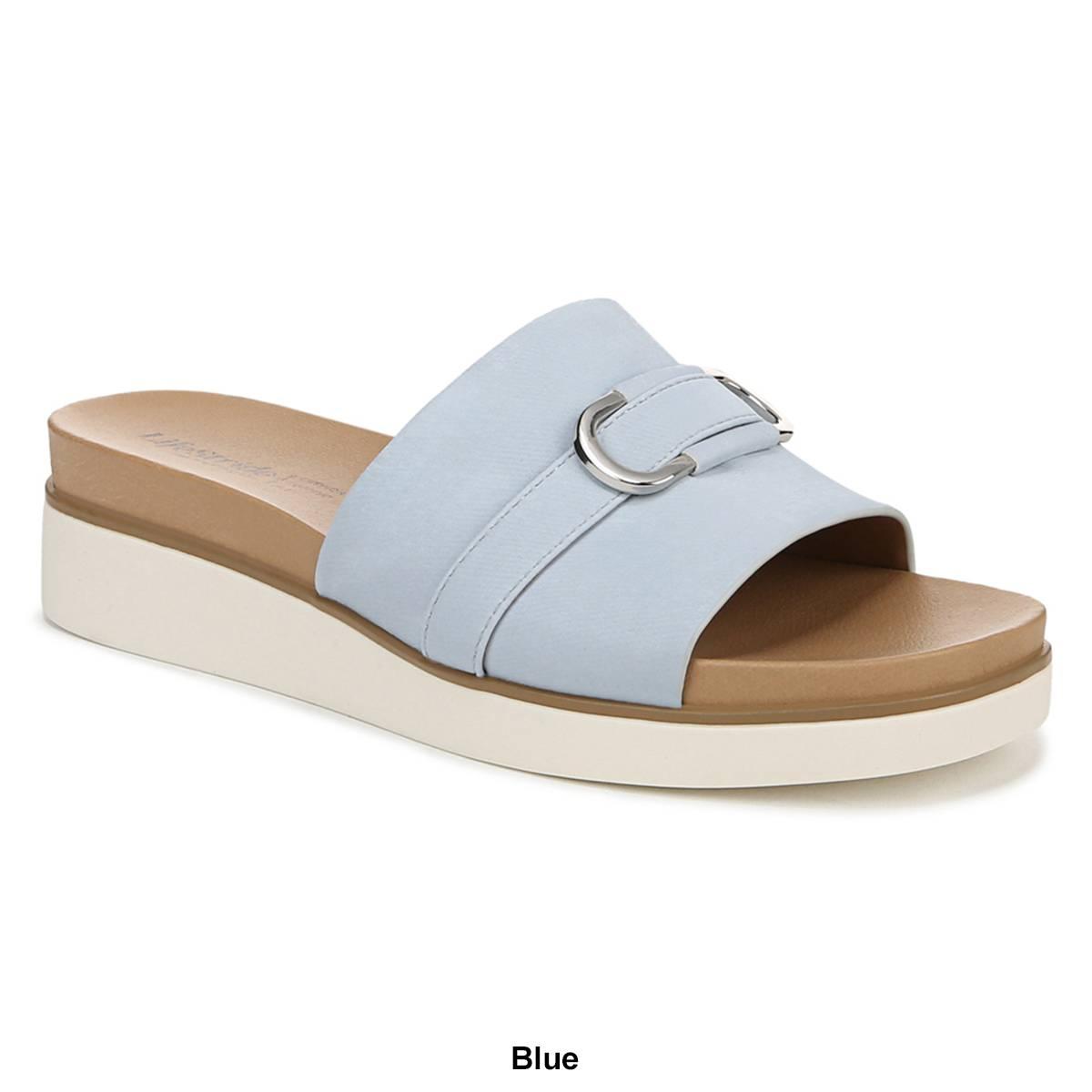 Womens LifeStride Genevieve Slide Sandals