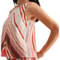 Womens CITY BLUES Sleeveless Stripe A-Line Blouse - image 3
