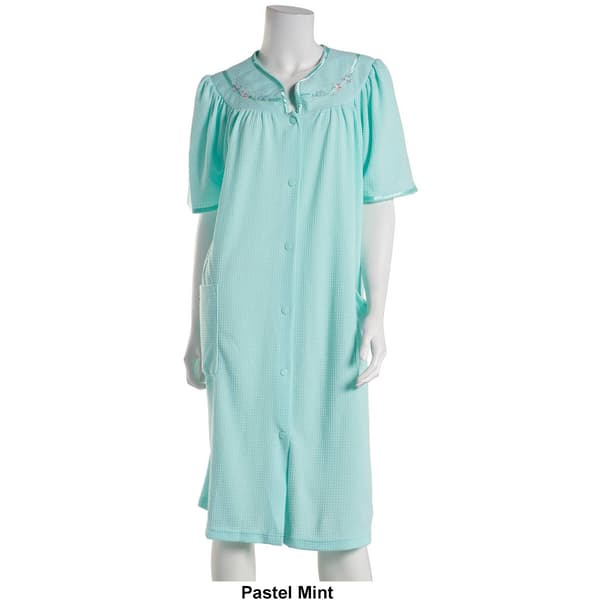 Womens Jasmine Rose 42in. Blister Trapunto Snap Robe Boscov s