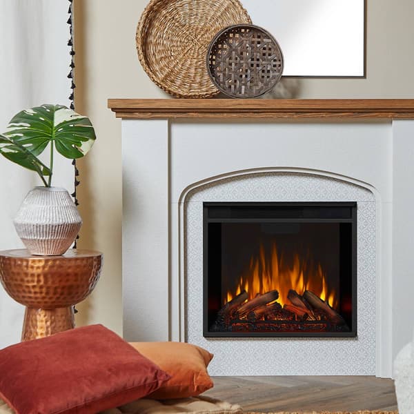 Real Flame Anika Mantel Electric Fireplace