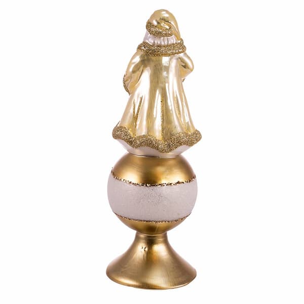 Kurt Adler 8.75in. Noble Gems Glass Santa Tree Topper