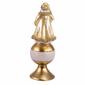 Kurt Adler 8.75in. Noble Gems Glass Santa Tree Topper - image 3